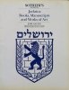 Judaica: Books, Manuscripts and Works of Art [katalog aukcji Sotheby’s Jerusalem 1985]